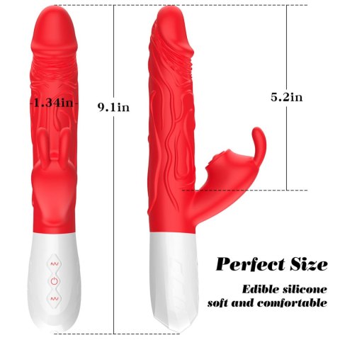 Masażer Z Wielowymiarową Stymulacją - SILICONE VIBRATOR