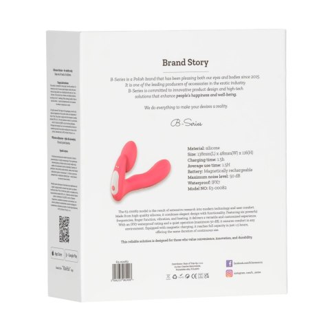 Silicone vibrator 3 speeds, 6 frequencies,Finger function,Heating + APP control