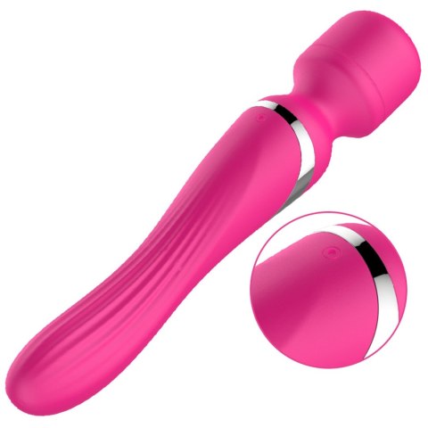 Stymulator Silikonowy Masażer Pulsator 14 Trybów Wibracji Różowy B-Series USB