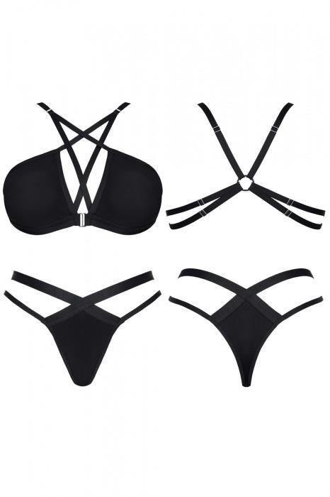 Bielizna-LadyX Casilda XL - biustonosz, stringi