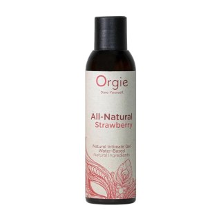 Lubrykant plynny truskawka All Natural Strawberry 150ml ORGIE