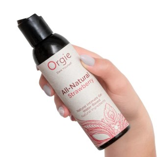 Lubrykant plynny truskawka All Natural Strawberry 150ml ORGIE