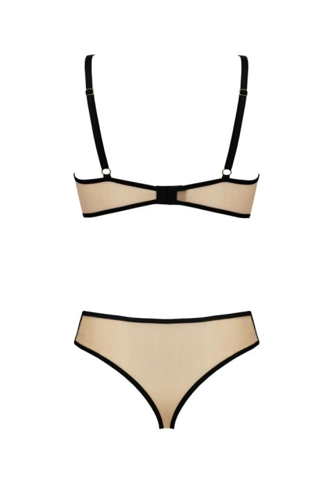 Bielizna-DAISY SET beige L/XL