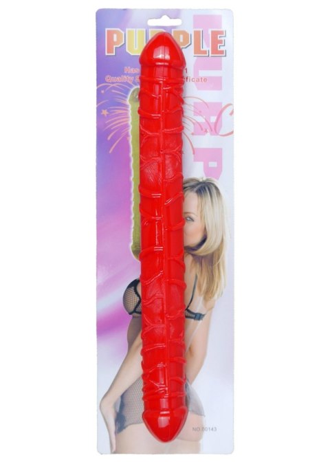 Dildo podwójne czerwone 33.5cm Flexible Double Dong