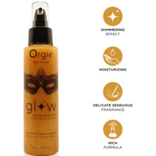 Olejek do ciała z drobinami i błyskiem Glow Shimmering Body Oil ORGIE