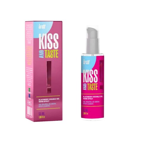 Żel intymny z efektem rozgrzewającym o smaku jeżynowym KISSABLE GEL WITH WARM EFFECT 55ml INTT