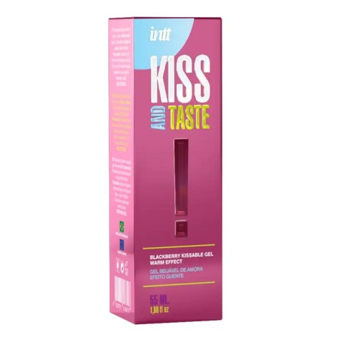 Żel intymny z efektem rozgrzewającym o smaku jeżynowym KISSABLE GEL WITH WARM EFFECT 55ml INTT