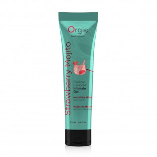 Lubrykant smakowy truskawkowe mojito Lube Tube Cocktail Strawberry Mojito 100ml ORGIE