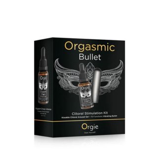 Zestaw żel stymulujący łechtaczkę i pocisk wibrujący Orgasmic Bullet Clitoral Stimulation Kit ORGIE
