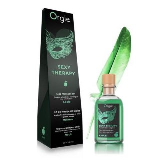 Zestaw do masażu jabłko LIPS MASSAGE KIT APPLE 100ml ORGIE