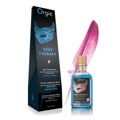 Zestaw do masażu wata cukrowa LIPS MASSAGE KIT COTTON CANDY 100ml ORGIE