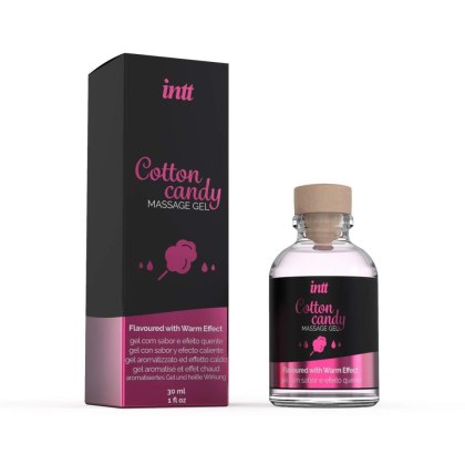 Żel wata cukrowa MASSAGE GEL COTTON CANDY 30ml INTT