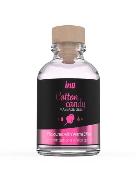 Żel wata cukrowa MASSAGE GEL COTTON CANDY 30ml INTT