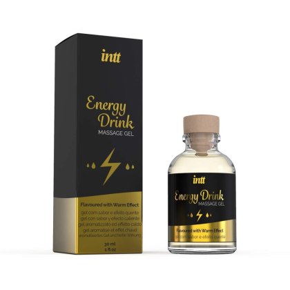 Żel MASSAGE GEL ENERGY DRINK 30ml INTT