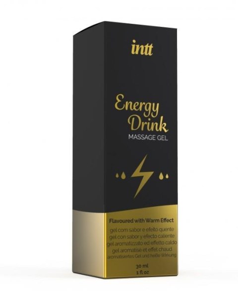 Żel MASSAGE GEL ENERGY DRINK 30ml INTT