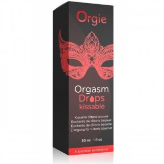 Krople uwrażliwiające łechtaczkę ORGASM DROPS KISSABLE 30ml ORGIE