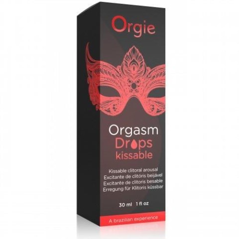 Krople uwrażliwiające łechtaczkę ORGASM DROPS KISSABLE 30ml ORGIE