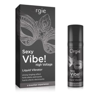 Wibrator w płynie SEXY VIBE! HIGH VOLTAGE 15ml ORGIE