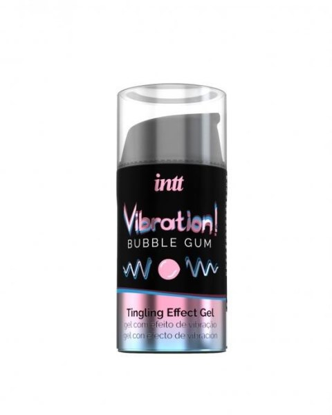 Wibrator w płynie guma balonowa VIBRATION BUBBLE GUM 15ml INTT