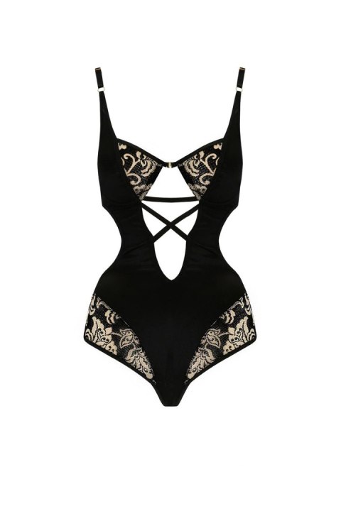 Bielizna-VICTORIA BODY black XXL/XXXL - Casmir