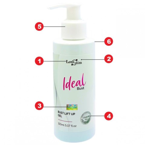 Żel powiększający do piersi IDEAL BUST LOVE STIM 150ml