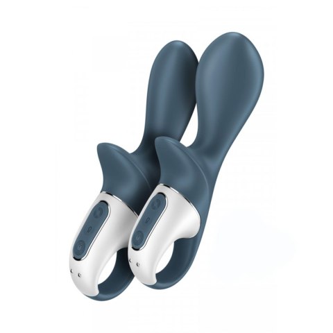 Pompowany wibrator analny granatowy Air Pump Booty 2 Satisfyer