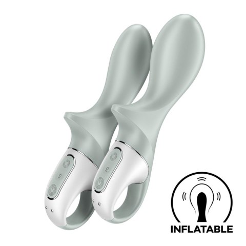 Pompowany wibrator -Air Pump Booty 3 greygreen-Satisfyer