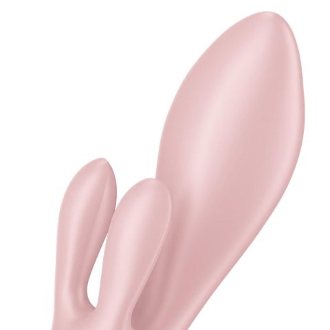 Wibrator Króliczek pudrowy róż Air Pump Bunny 3 Satisfyer