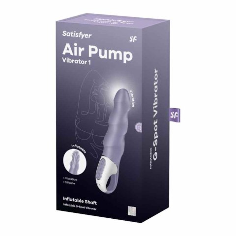 Wibrator Z Pompowanym trzonem-Air Pump Vibrator 1-Satisfyer