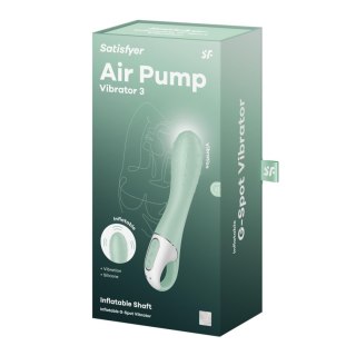 Wibrator Z Nadmuchiwanym trzonem-Air Pump Vibrator 3 mint-Satisfyer