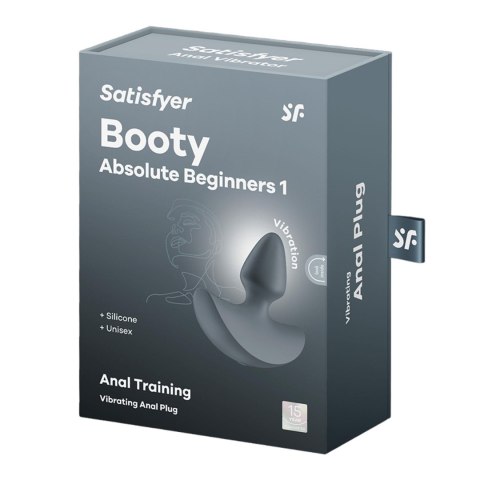 Wibrujący korek analny-Booty Absolute Beginners 1-Satisfyer