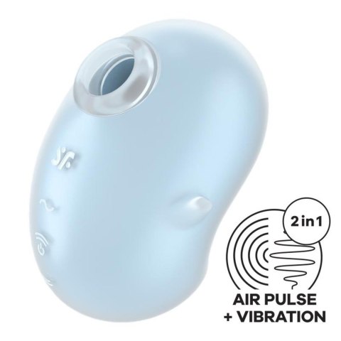Stymulator łechtaczki-Cutie Ghost blue-Satisfyer