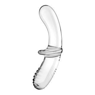 Dildo Szklane Dwustronne Przeźroczyste 20cm Satisfyer