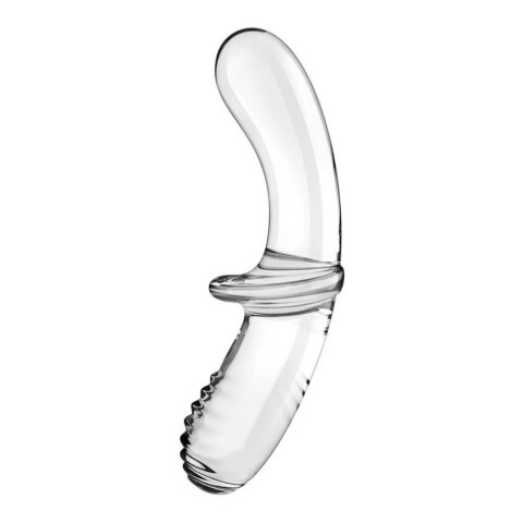 Dildo Szklane Dwustronne Przeźroczyste 20cm Satisfyer