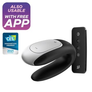 Wibrator Dla Par-Double Fun Black-Satisfyer