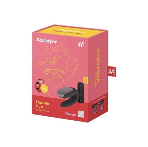 Wibrator Dla Par-Double Fun Black-Satisfyer