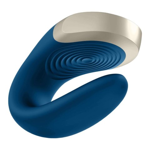 Wibrator dla par niebieski sterowany aplikacją Double Love Satisfyer