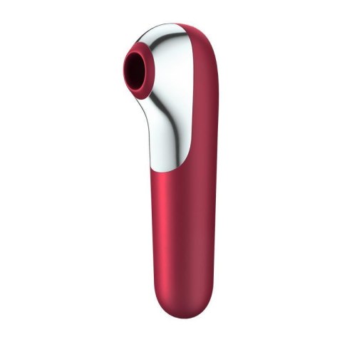 Stymulator łechtaczki i pochwy różowy Dual Love Satisfyer