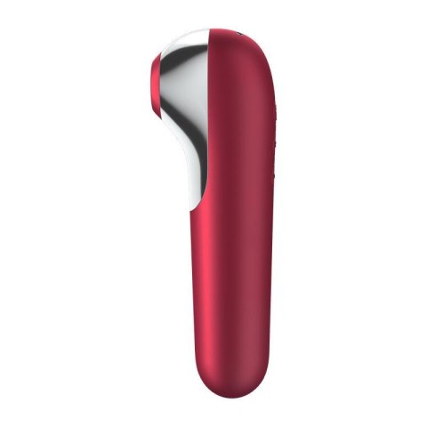 Stymulator łechtaczki i pochwy różowy Dual Love Satisfyer