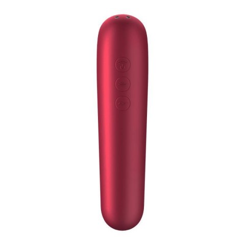 Stymulator łechtaczki i pochwy różowy Dual Love Satisfyer