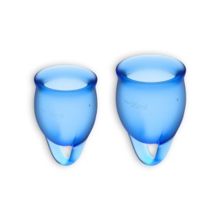 Kubek Menstruacyjny-Feel confident Menstrual Cup dark blue-Satisfyer