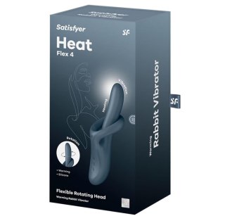 Wibrator Podgrzewany Do Punktu G błękitny G-Heat Flex 4 Satisfyer