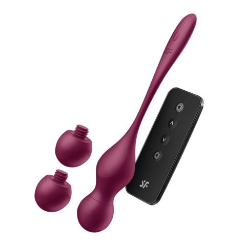 Kulki gejszy fioletowe sterowane aplikacją Love Birds Vary Satisfyer