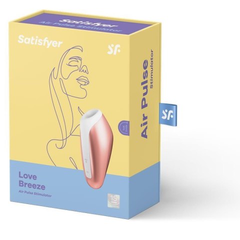 Stymulator łechtaczki powietrzno-ssący miedziany Love Breeze Satisfyer