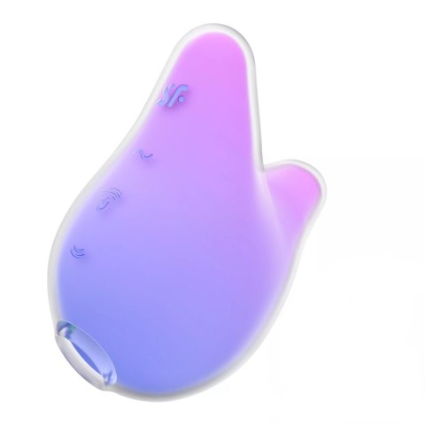 Stymulator Ssący i Wibracyjny Mermaid Vibes 11 Poziomów Air Pulse 12 Programów Wibracji Fioletowo-Różowy Satisfyer
