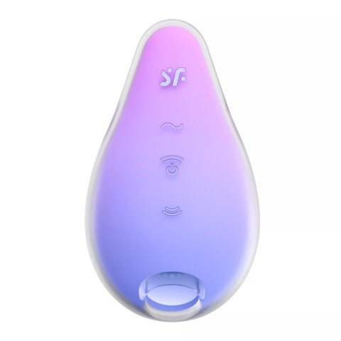 Stymulator Ssący i Wibracyjny Mermaid Vibes 11 Poziomów Air Pulse 12 Programów Wibracji Fioletowo-Różowy Satisfyer
