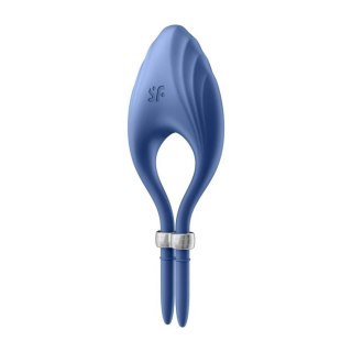 Pierścień erekcyjny-Duelist Ring Vibrator Blue-Satisfyer