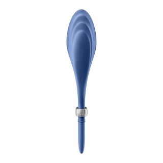 Pierścień erekcyjny-Duelist Ring Vibrator Blue-Satisfyer