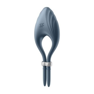 Pierścień erekcyjny-Duelist Ring Vibrator Dark blue-Satisfyer