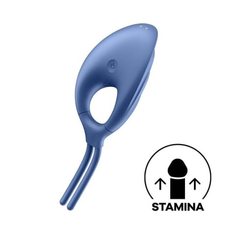 Wibrujący pierścień erekcyjny-Swordsman Blue-Satisfyer